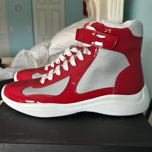 PRADA America's Cup Bike High Top Sneaker
Brand New! Size 8